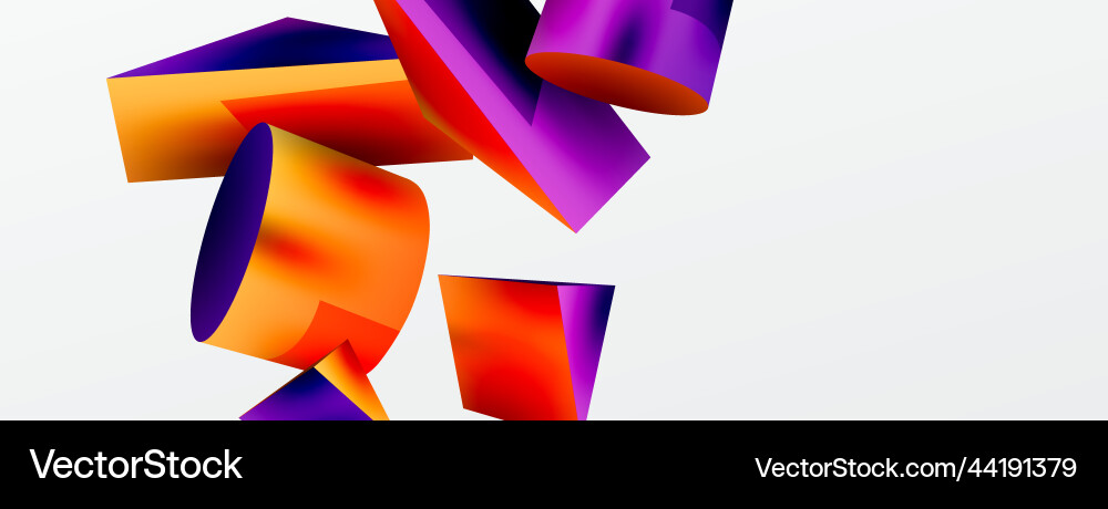 3d abstract background shapes triangle 3d abstract background shapes triangle vector image
