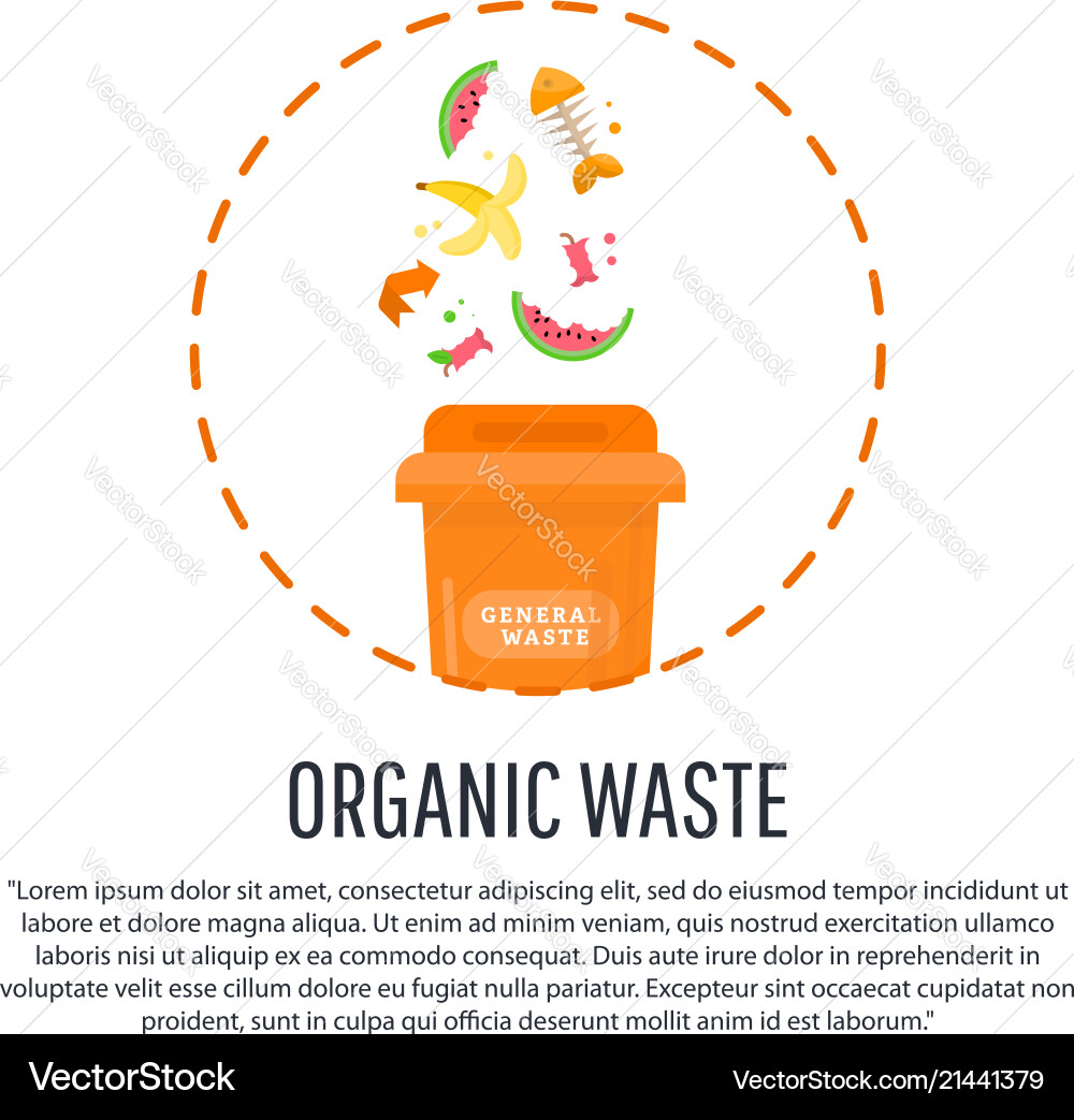 Gathering sorting process of garbage vector image