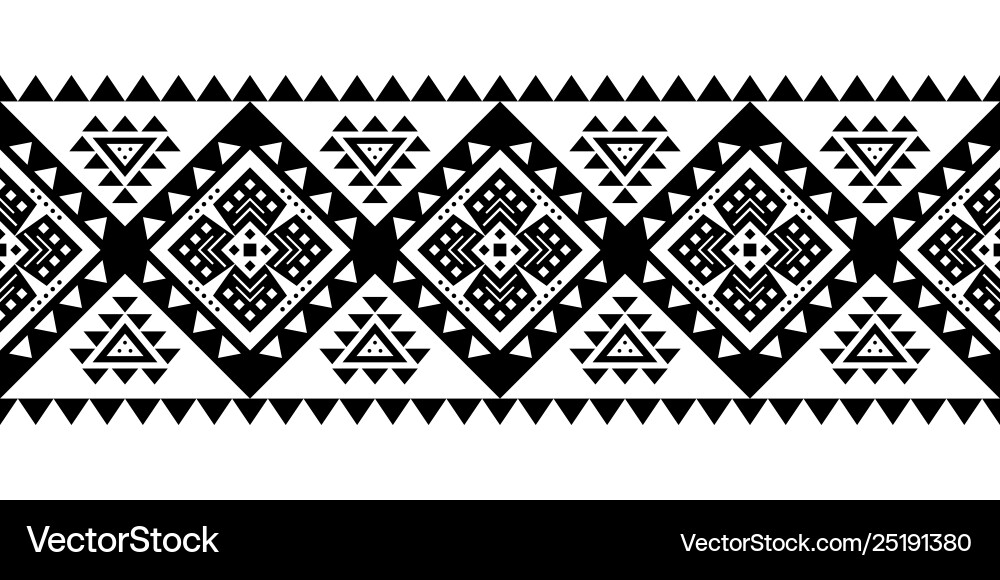 Aztec style ornament Royalty Free Vector Image