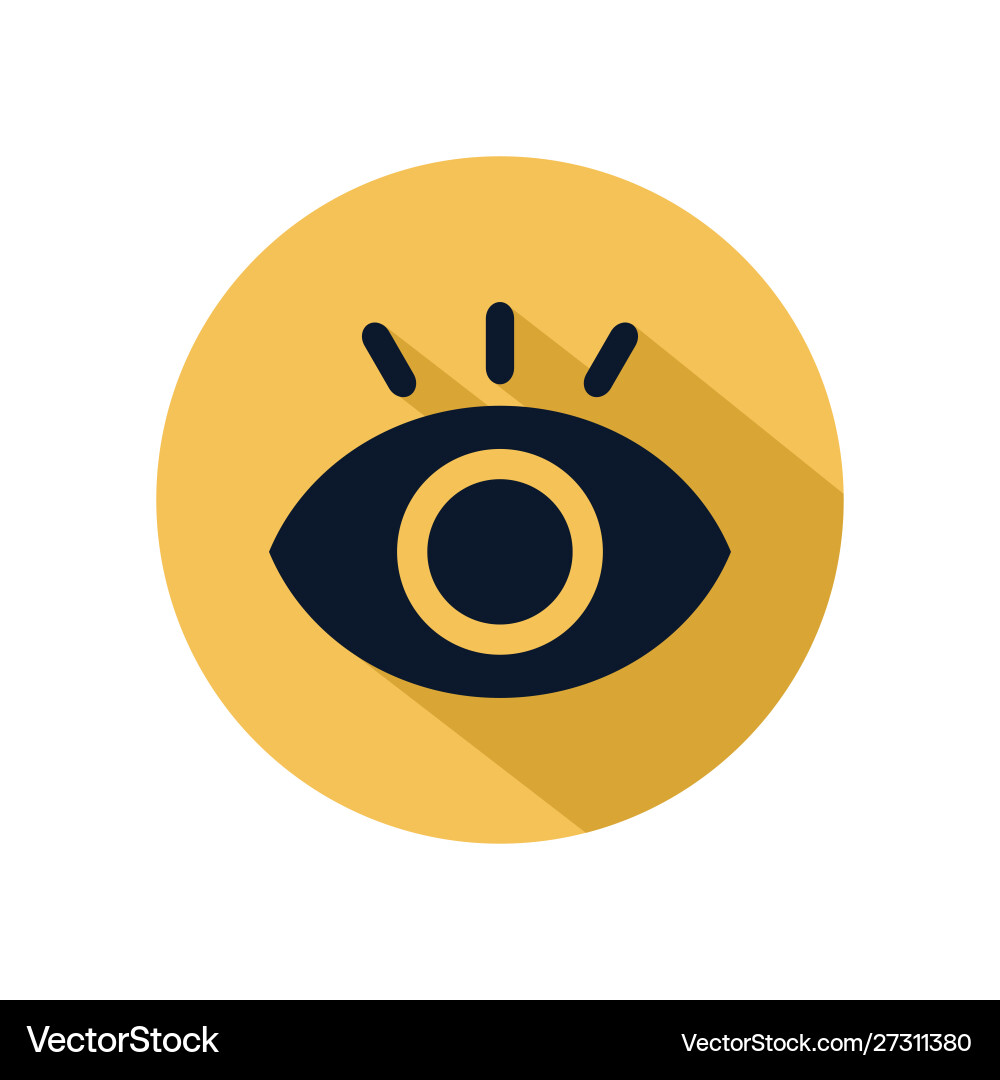 Eye icon for web software application and mobile Eye icon for web software application and mobile vector image