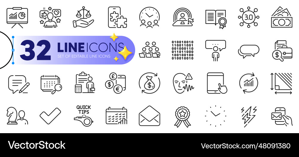 Outline set of binary code lgbt and consulting Outline set of binary code lgbt and consulting Vector Image
