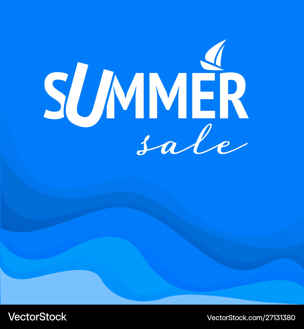 Sommer Verkauf Rabatt Banner Vorlage Design Sommer Verkauf Rabatt Banner Vorlage Design vektorbild