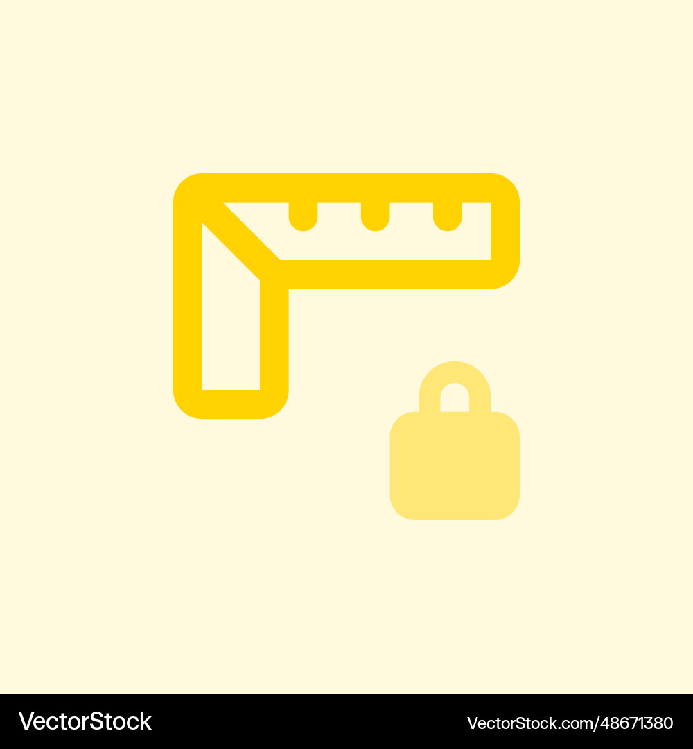 Utilizing a security mechanism while measuring Vector Image