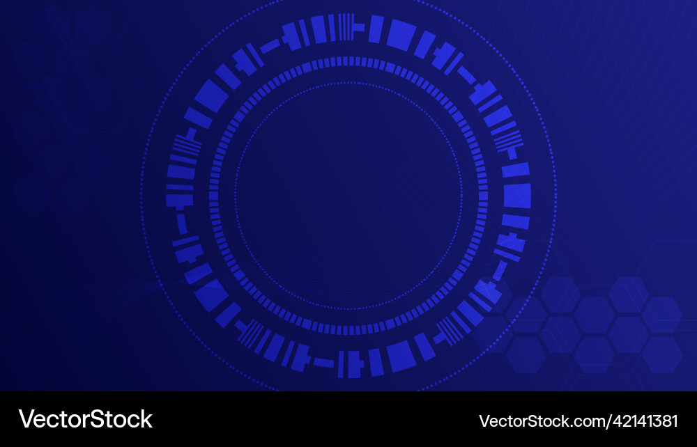 Abstract circuit in circle with light on dark Abstract circuit in circle with light on dark vector image