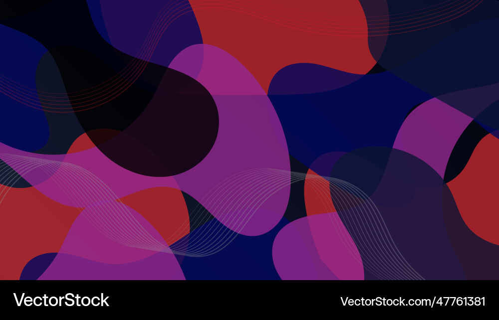 Abstract fluid shape colorful and line Abstract fluid shape colorful and line vector image