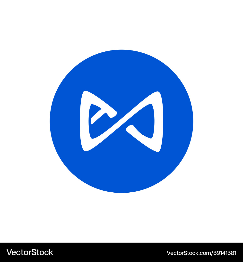 Axie infinity axs token icon Axie infinity axs token icon vector image