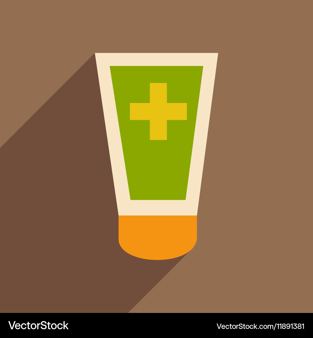 Flat with shadow icon and mobile application vector image