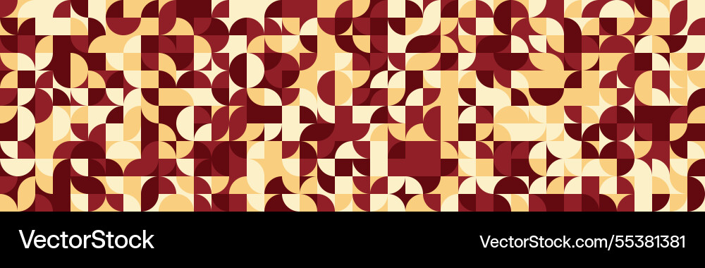 Graphic geometric pattern with minimal shapes vector image