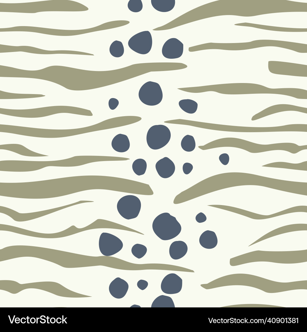 Simple geometric seamless pattern with abstract Vector Image