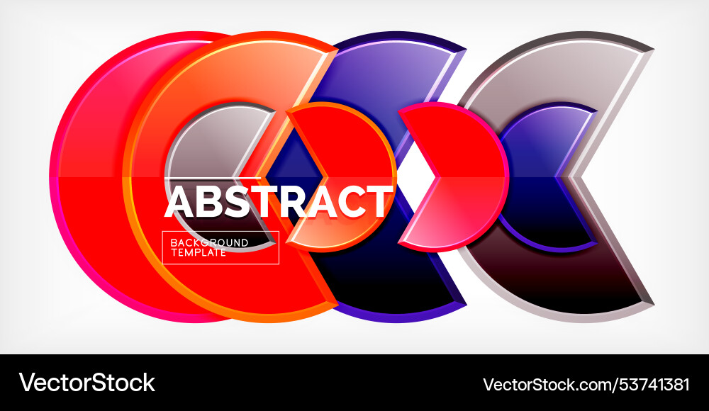 Trendy round shapes with triangular angle design Trendy round shapes with triangular angle design Vector Image