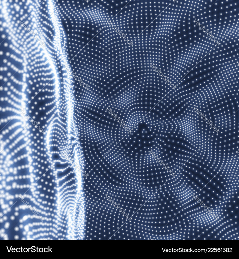 Abstract science technology background 3d grid Abstract science technology background 3d grid vector image