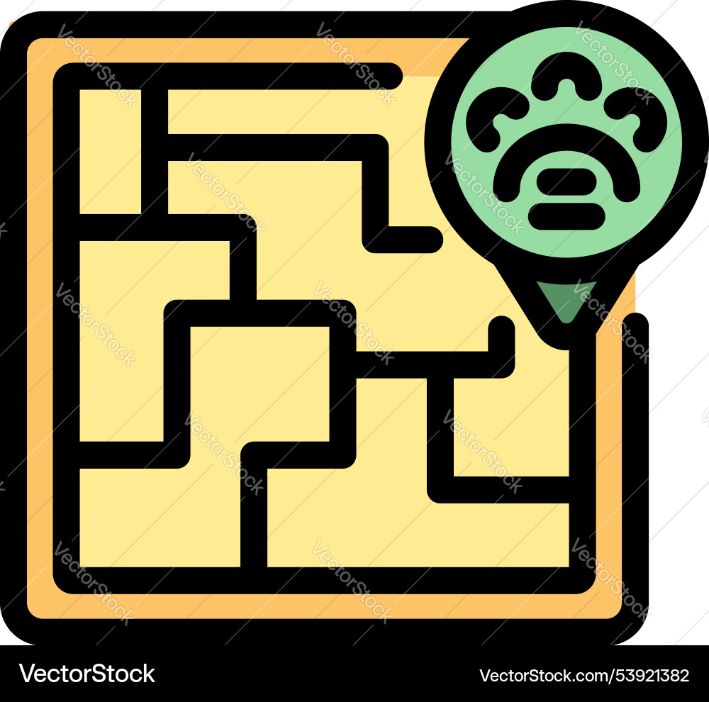 Location pin showing wifi password on map Location pin showing wifi password on map vector image