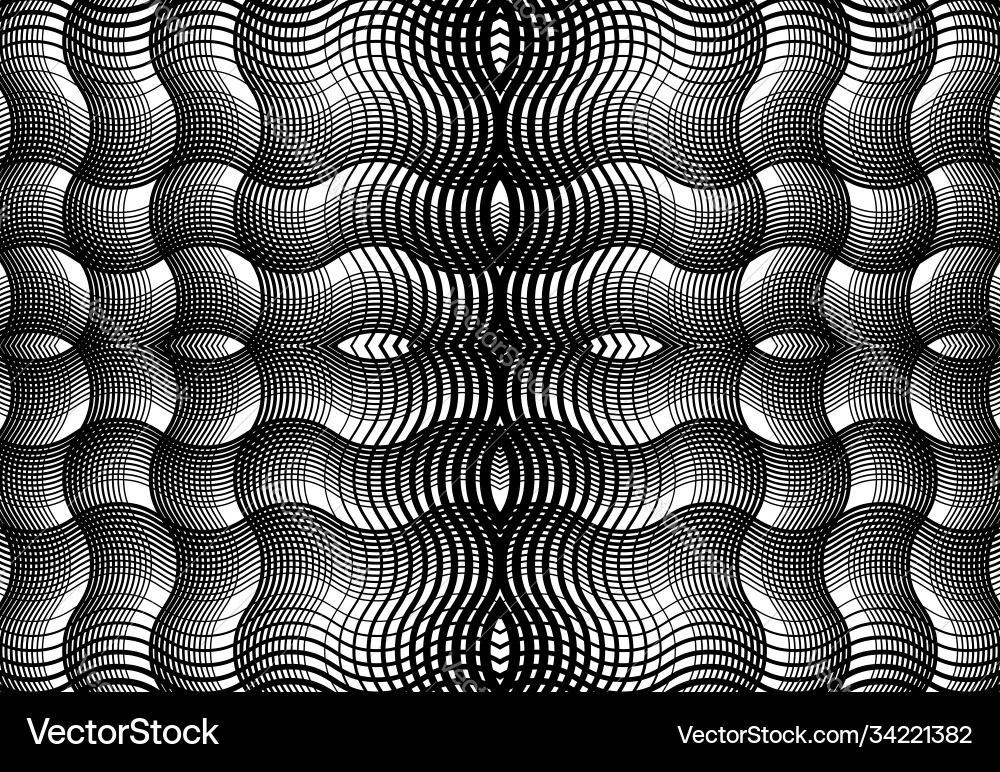 Repeatable and tileable grid mesh zig-zag Repeatable and tileable grid mesh zig-zag vector image