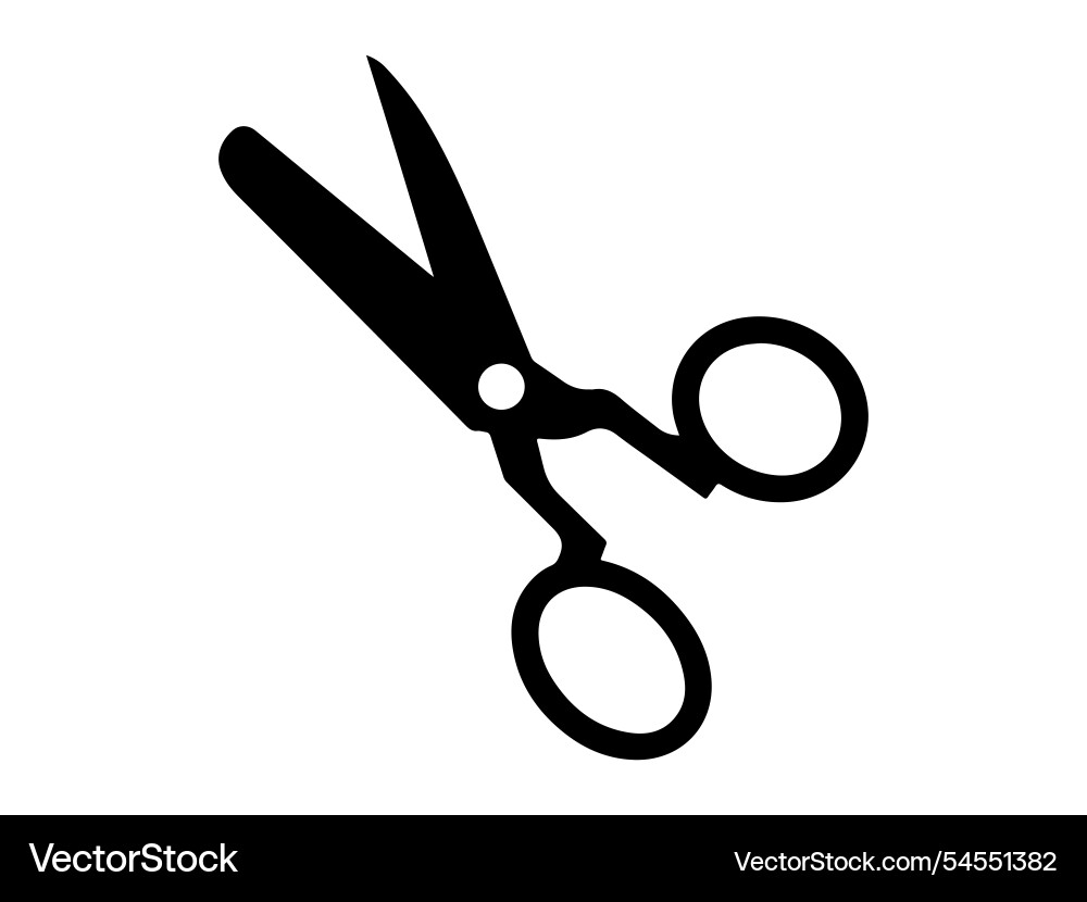 Scissors icon isolated on white background Vector Image