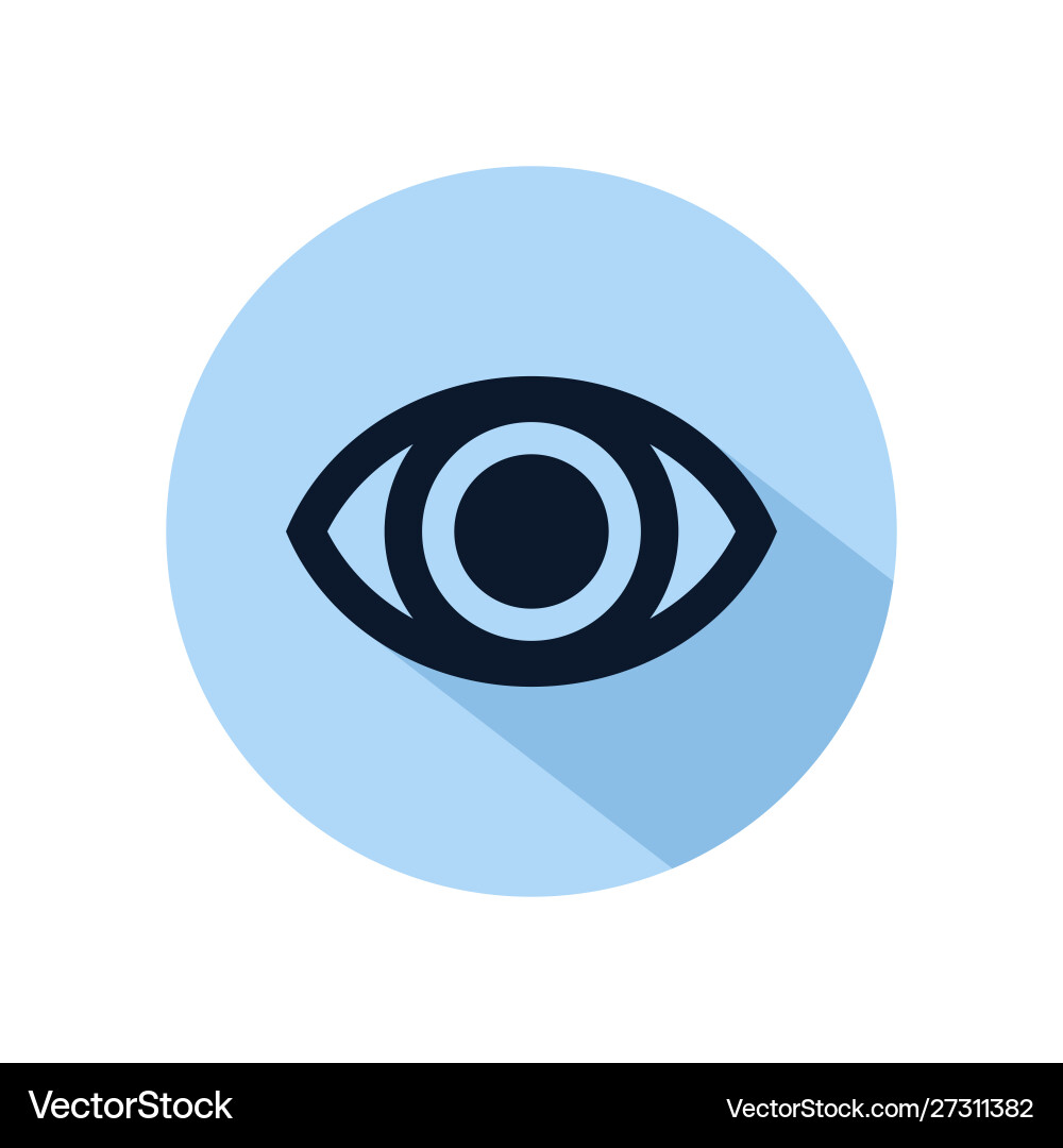 Seen icon line for web software application vector image