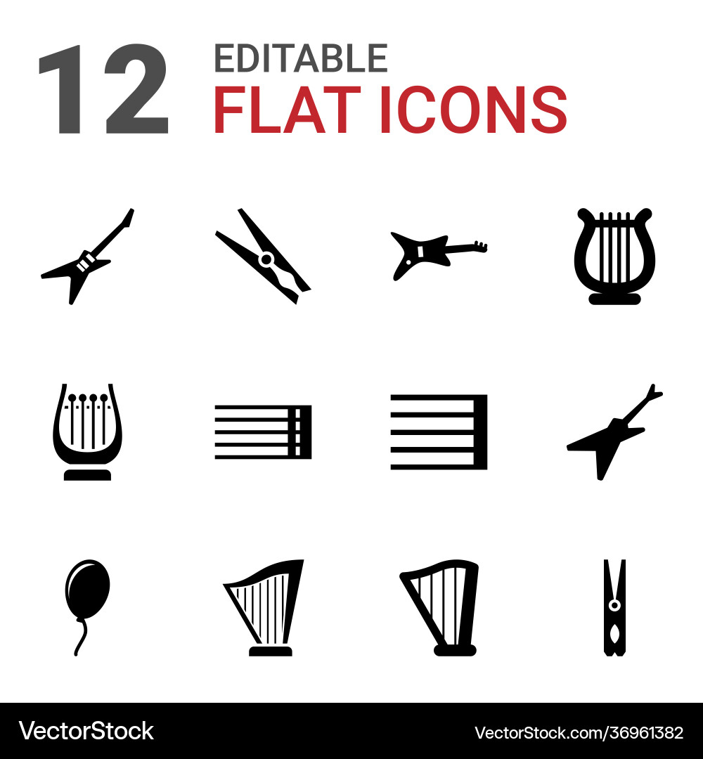 String icons vector image