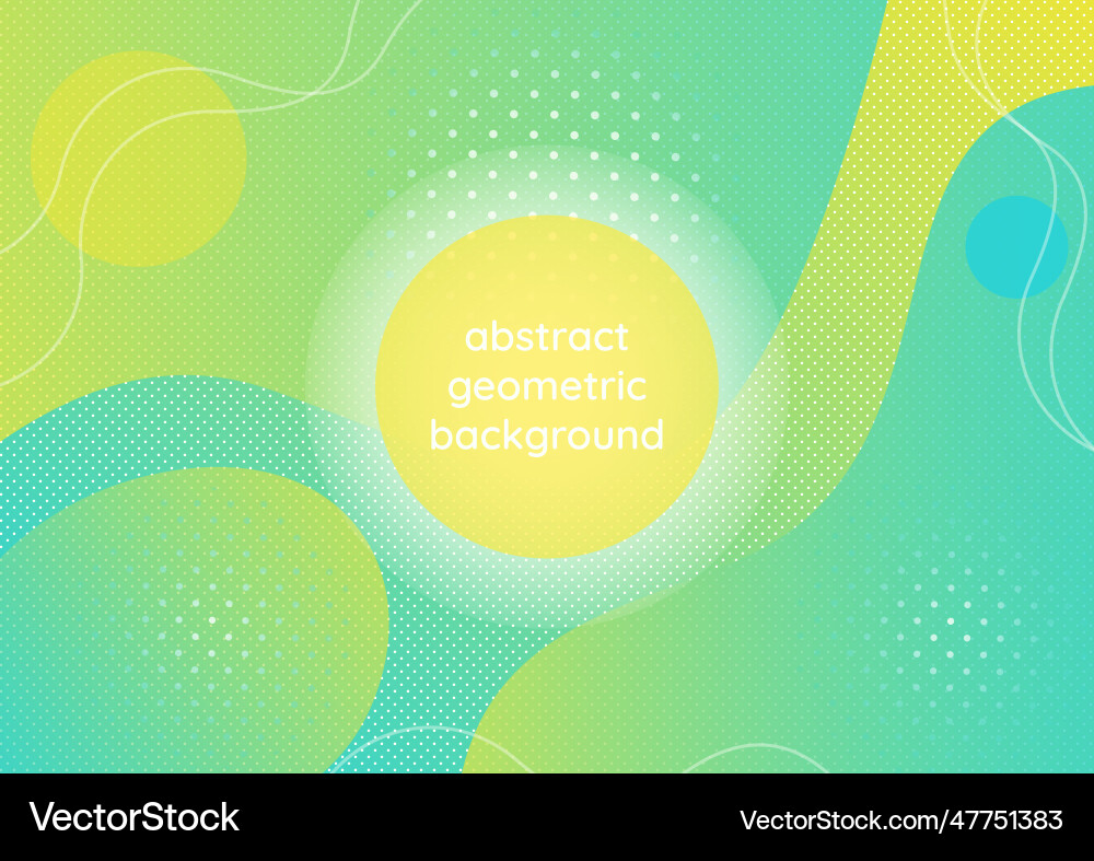 Abstract background with fluid gradient shapes Vector Image