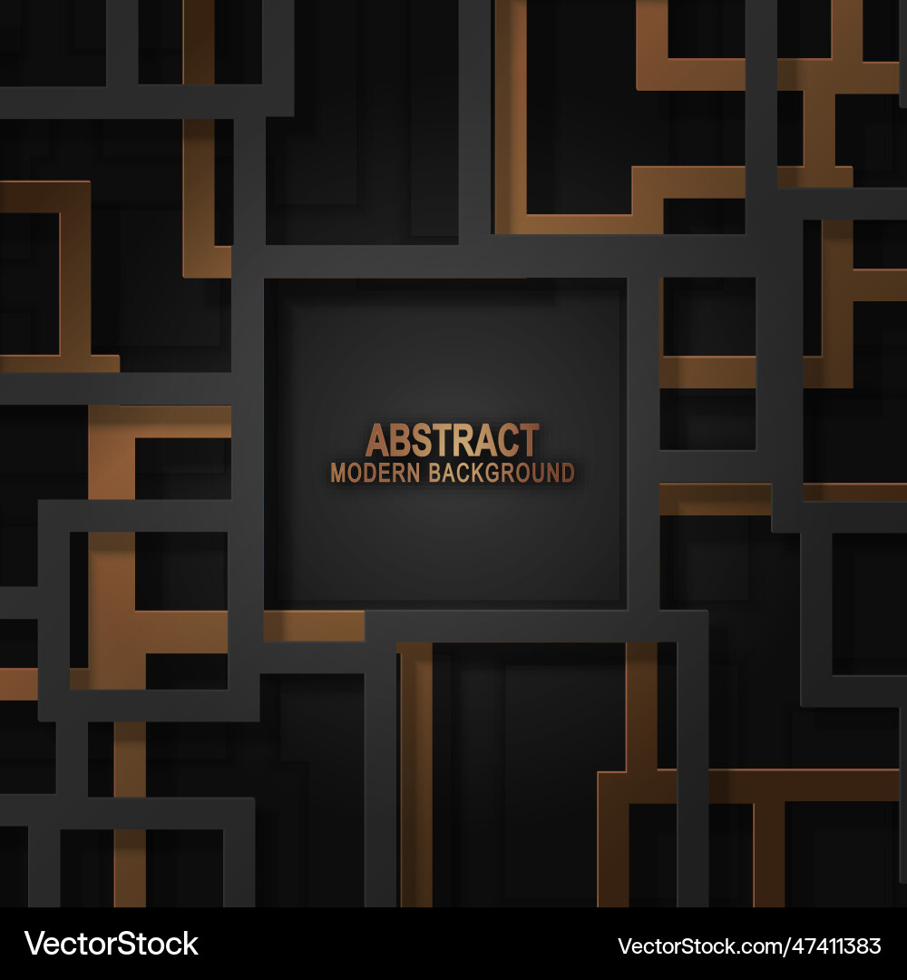 Dark and golden lines overlapping background Dark and golden lines overlapping background vector image