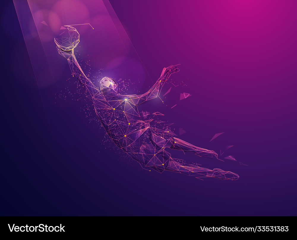 Goalkeeper Royalty Free Vector Image - VectorStock