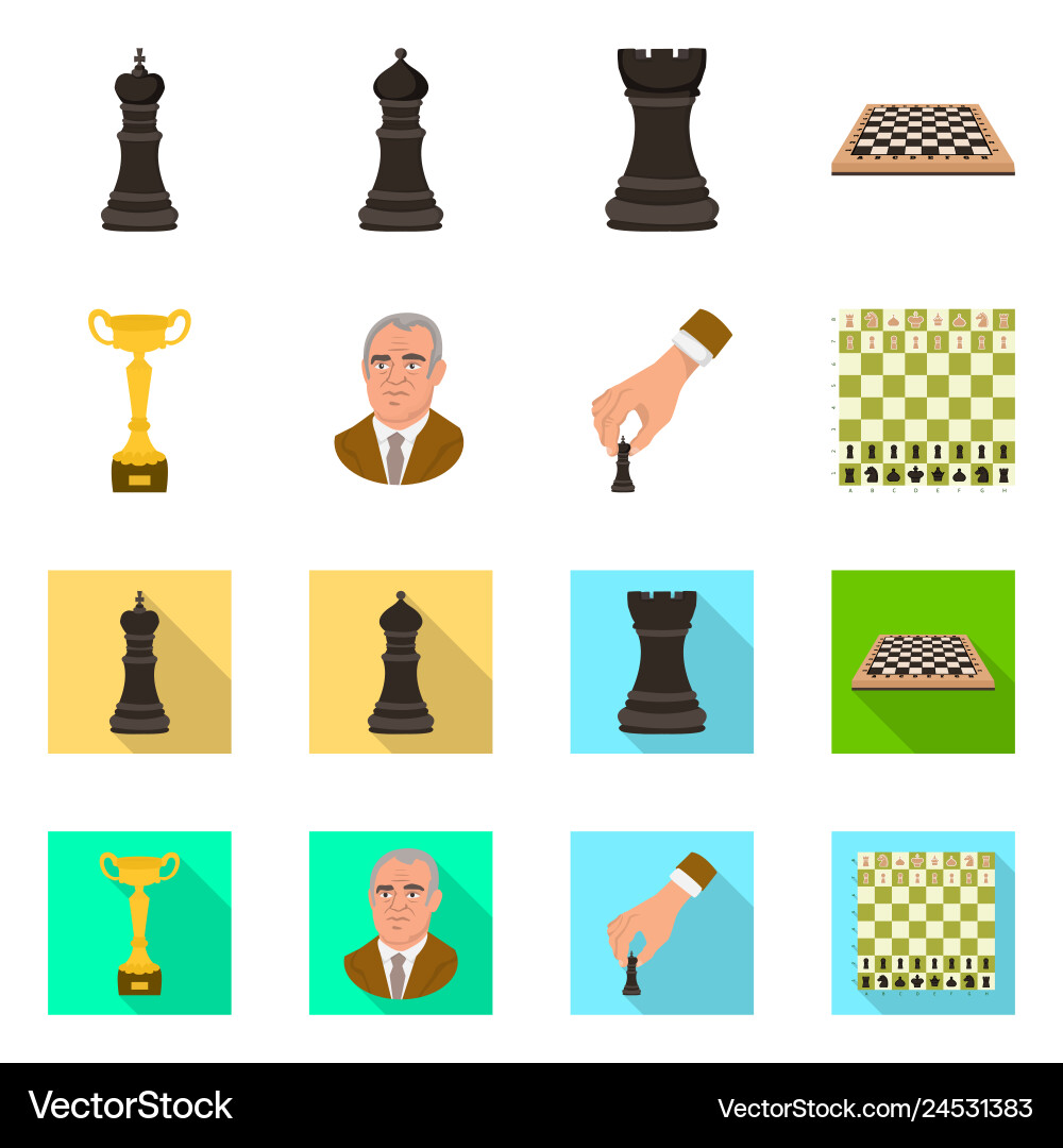 Isolated object of checkmate and thin sign Isolated object of checkmate and thin sign vector image