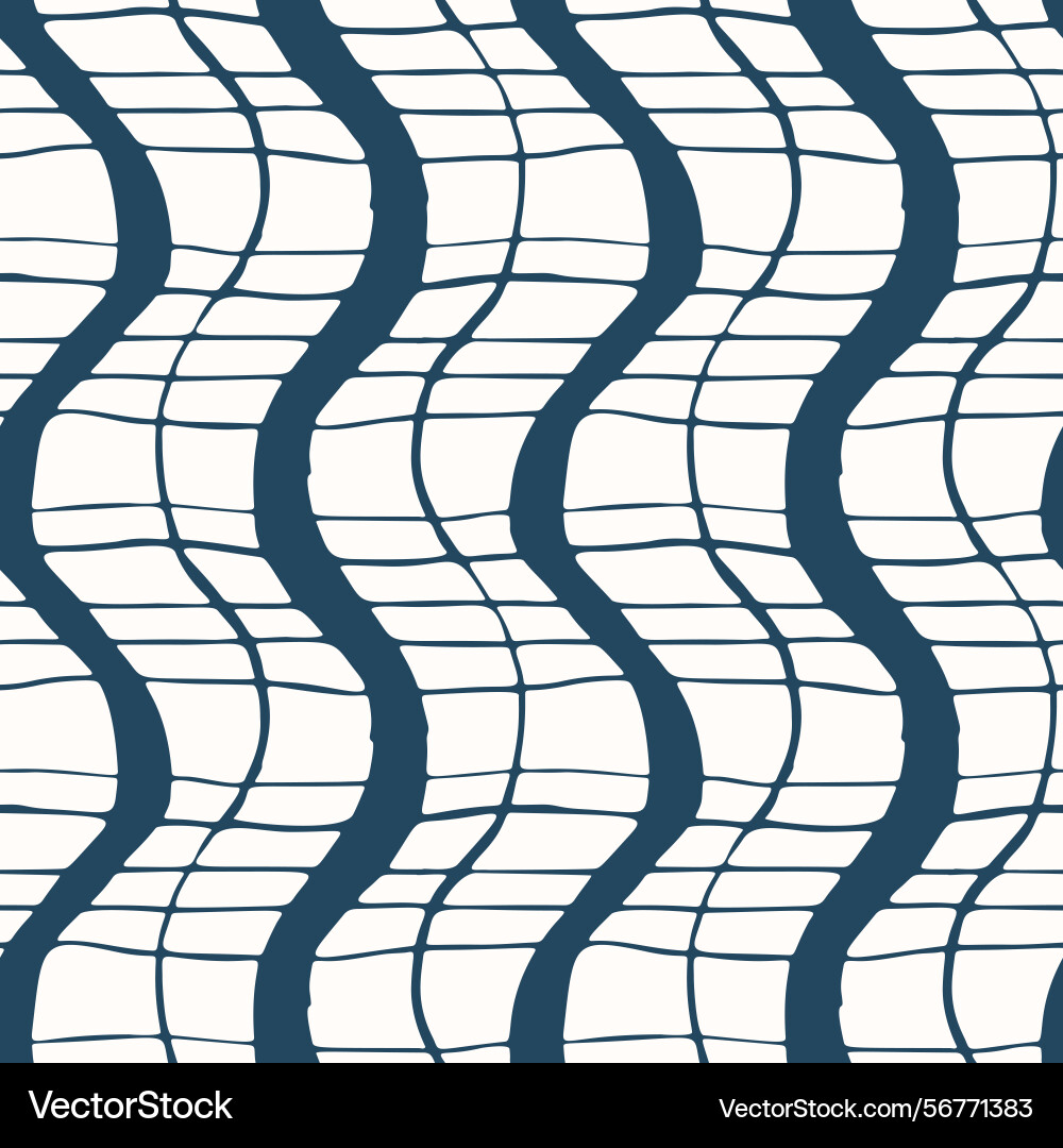 Seamless pattern with a simple abstract drawing vector image
