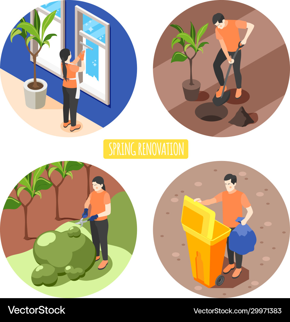 Spring Home Refresh Vector Image