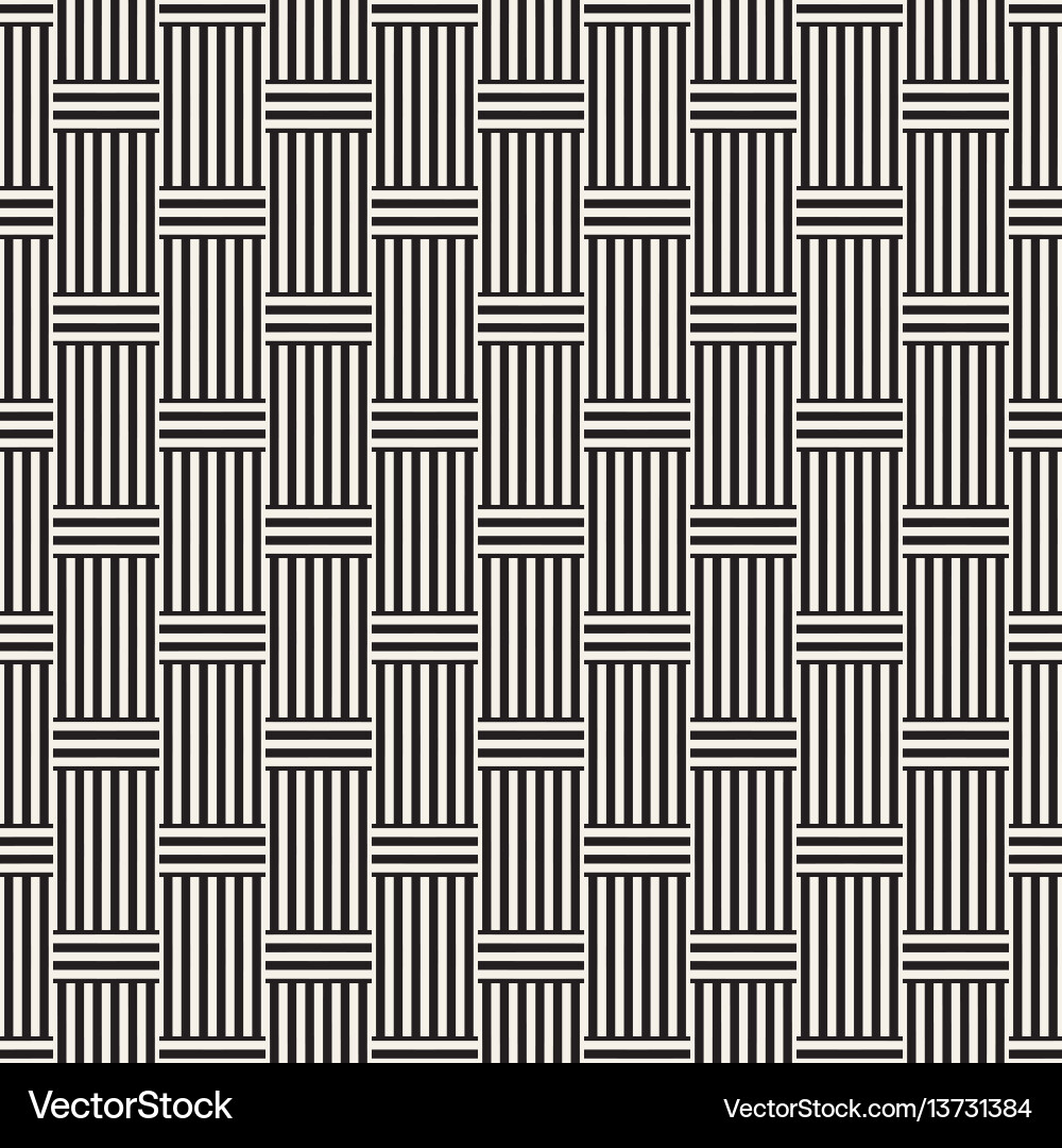 Abstract geometric pattern with stripes lattice vector image