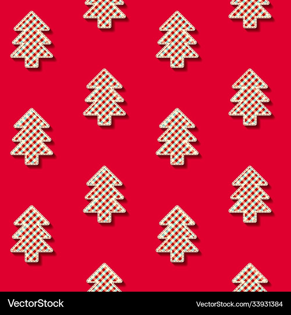 Patchwork textile pattern seamless quilting Vector Image