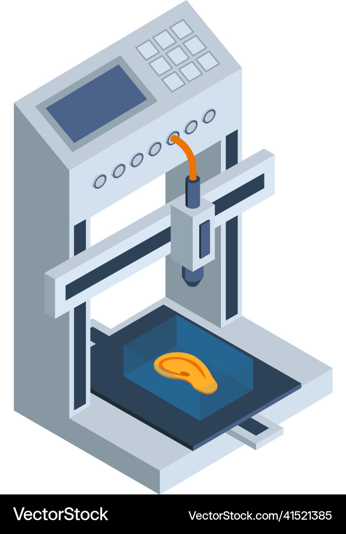 Medizinische 3D-Druckerzusammensetzung Medizinische 3D-Druckerzusammensetzung vektorbild