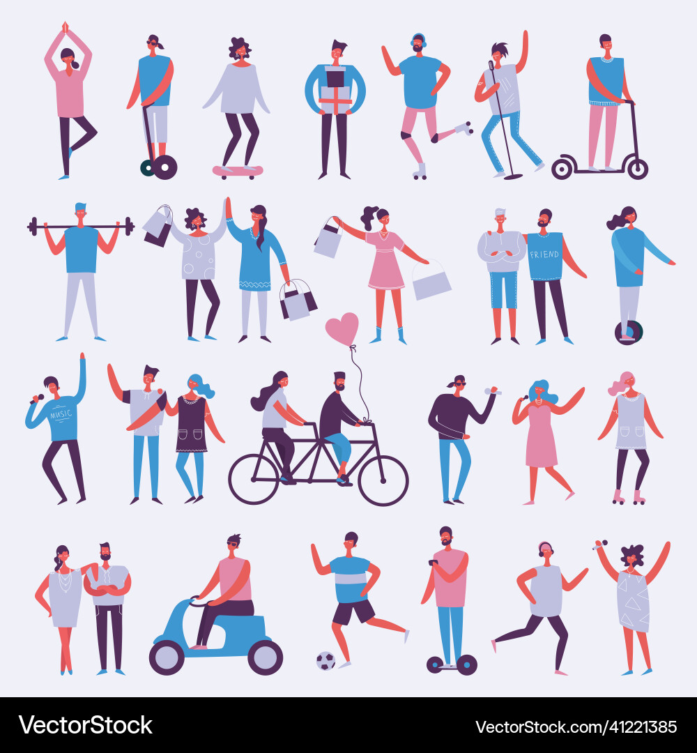 Set of different Set of different vector image