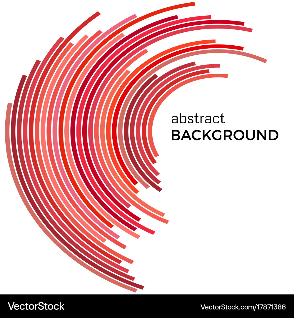 Abstract background with red lines Vector Image