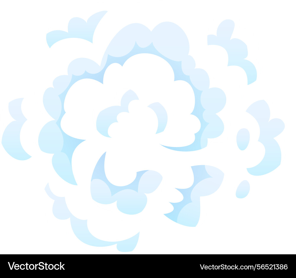Abstract cloud pattern featuring soft swirling Abstract cloud pattern featuring soft swirling vector image