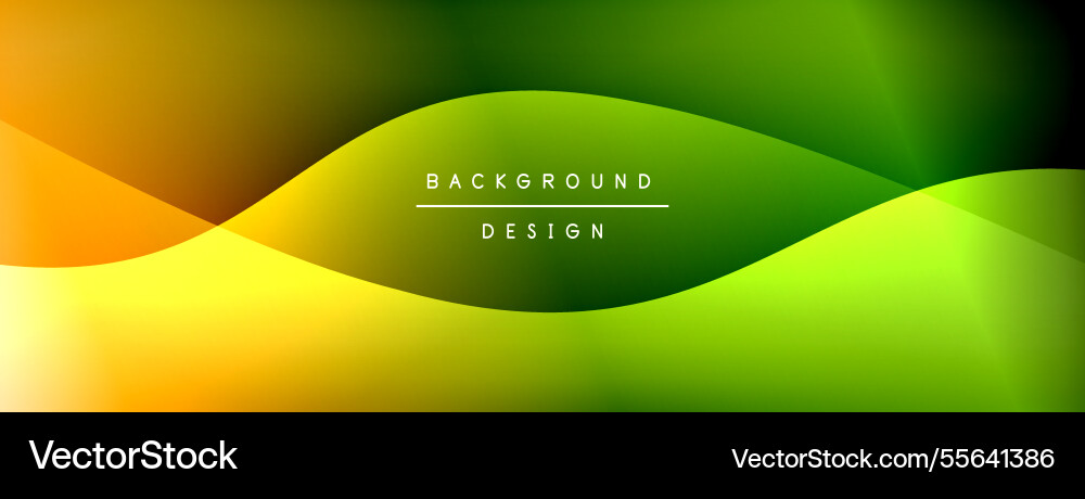 Bright rainbow style color gradient with curve Bright rainbow style color gradient with curve Vector Image