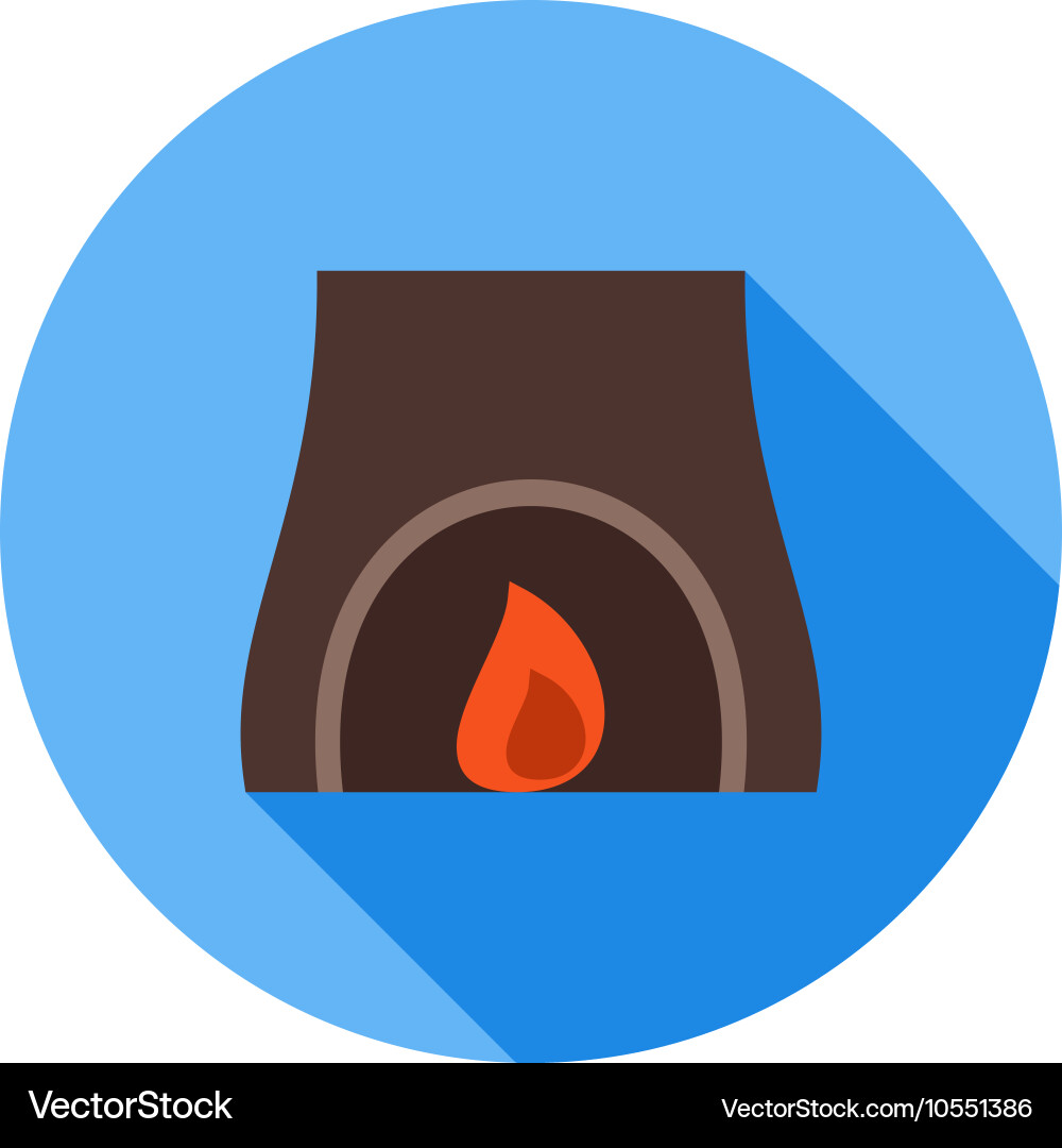 Fireplace Vector Image