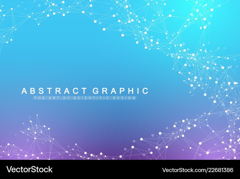 Geometric abstract background with connected line Geometric abstract background with connected line vector image