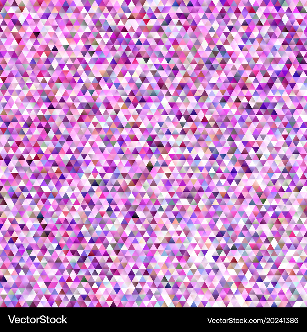 Polygonal mosaic triangular polygon pattern vector image