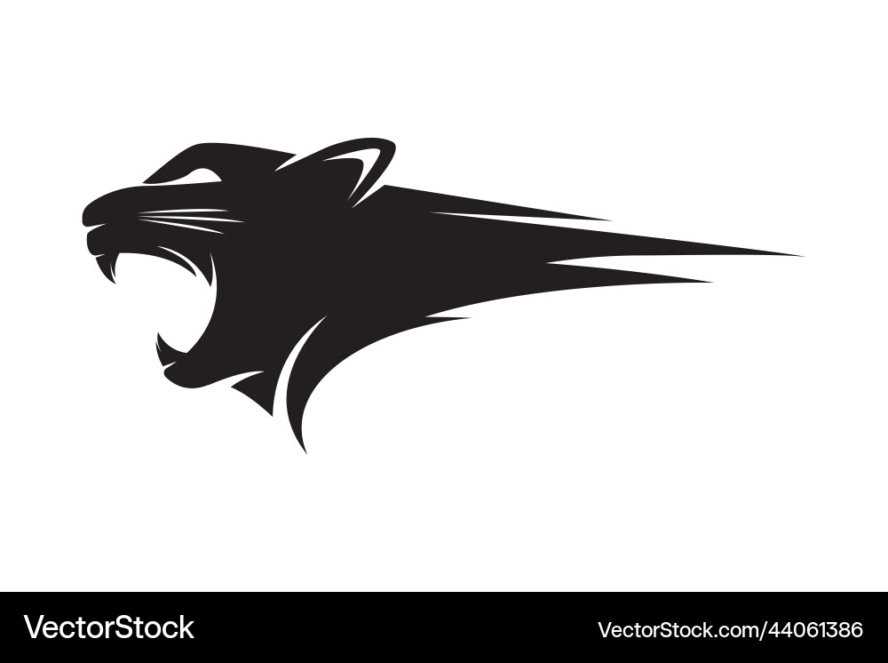 Puma logo design Royalty Free Vector Image VectorStock