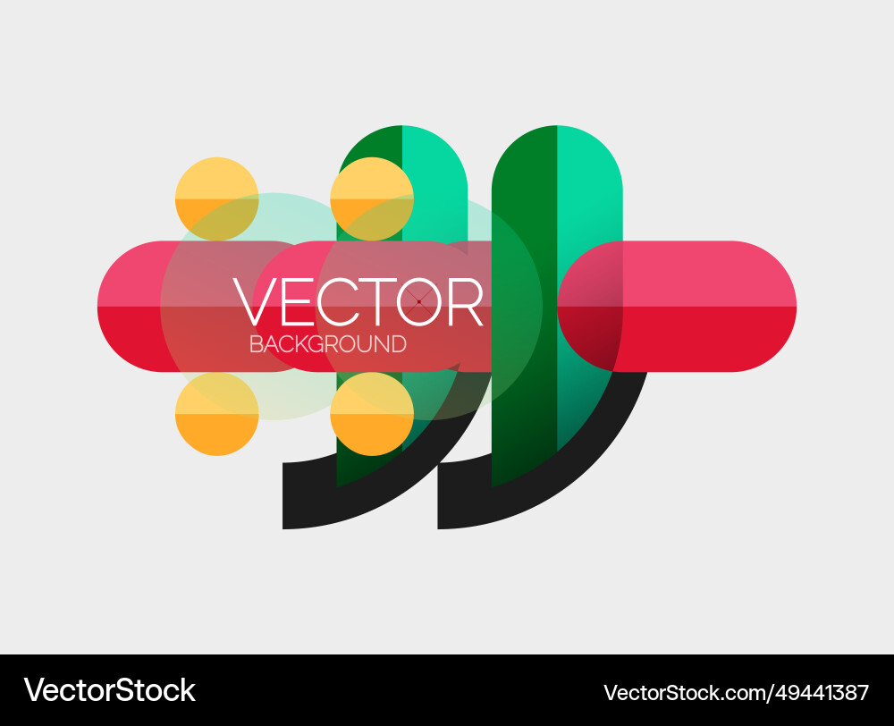 Abstract background geometric minimal round Abstract background geometric minimal round vector image