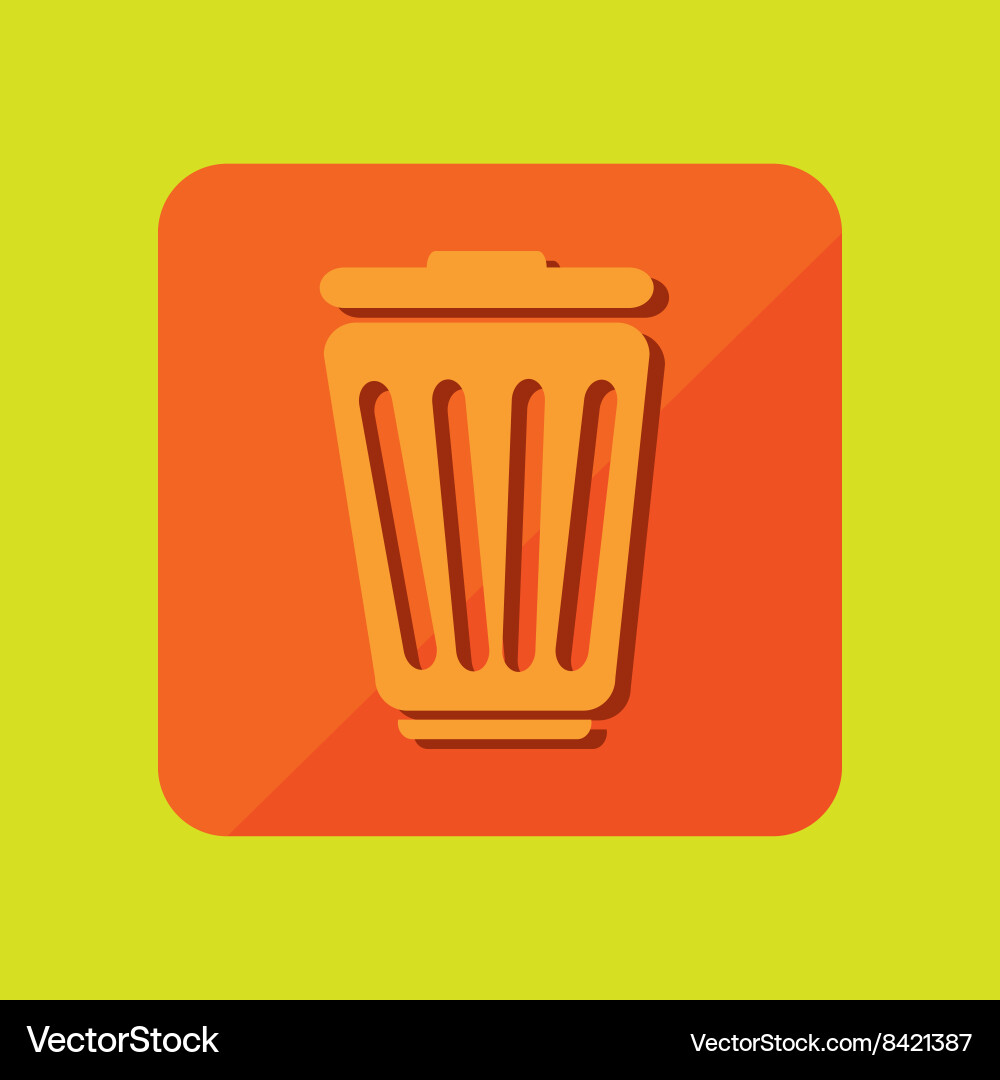 Button mobile application design vector image