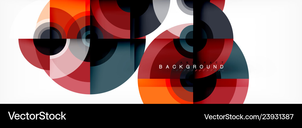 Circle abstract background with triangular shapes Circle abstract background with triangular shapes Vector Image