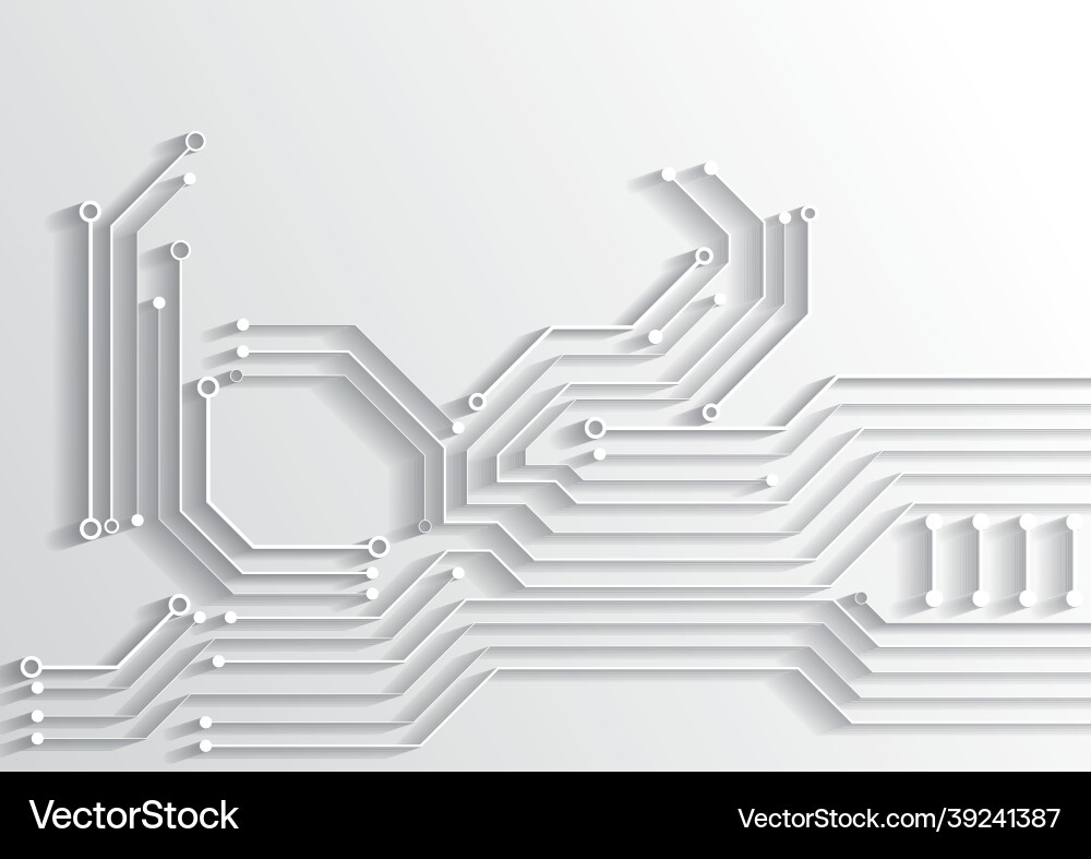 Circuit technology background with hi-tech digital Circuit technology background with hi-tech digital Vector Image