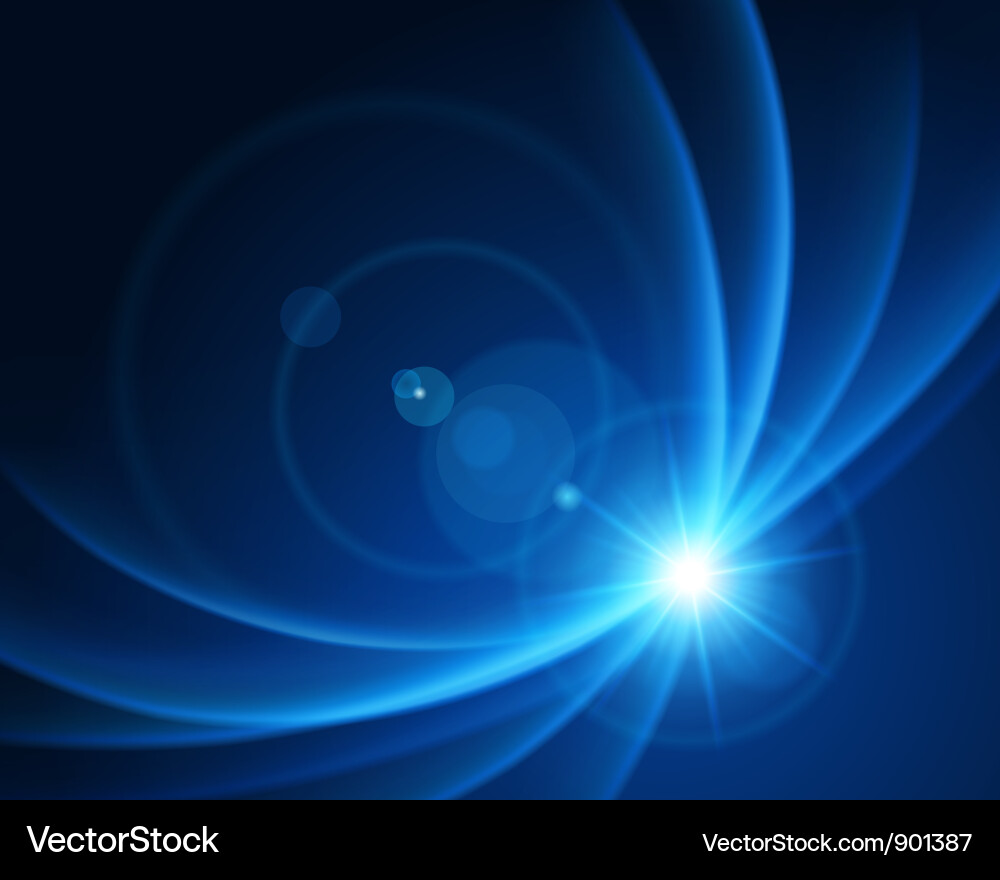 Dynamic Light Lines - Lens Effect Vector Image