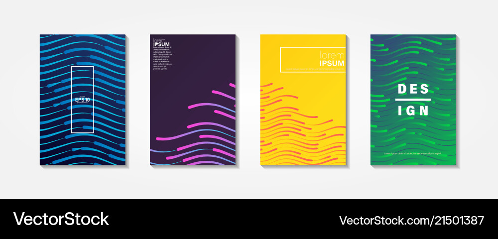 Minimal Cover Design Vektorbild