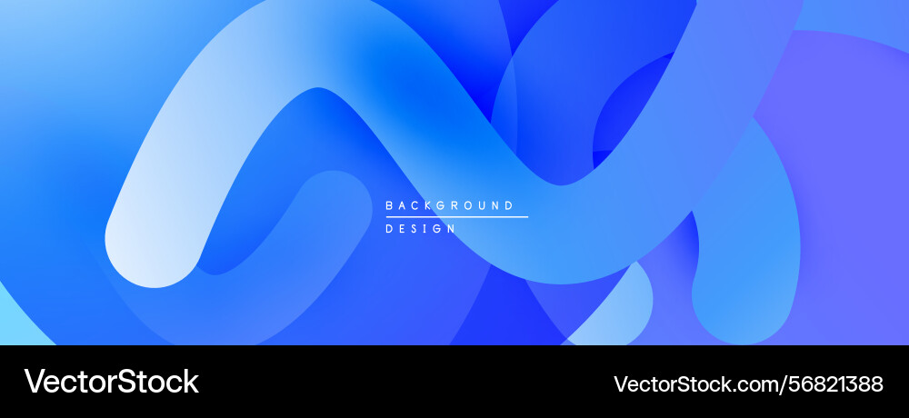 Abstract blue waves create dynamic background Abstract blue waves create dynamic background vector image