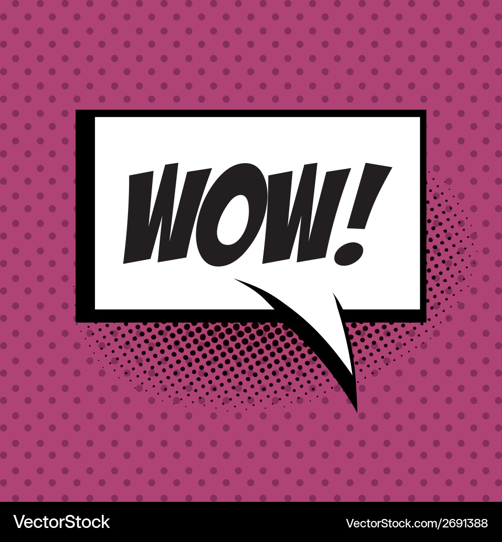 Abstract pop art object on a special background vector image