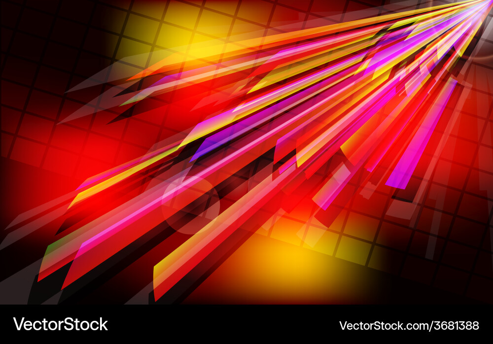 Abstract techno background with light effect Vector Image