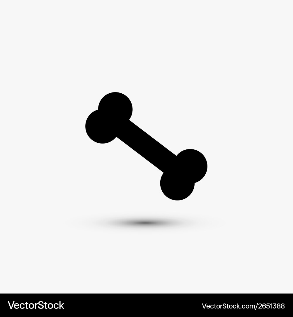 Black Web Icon - Simple Shape vector image