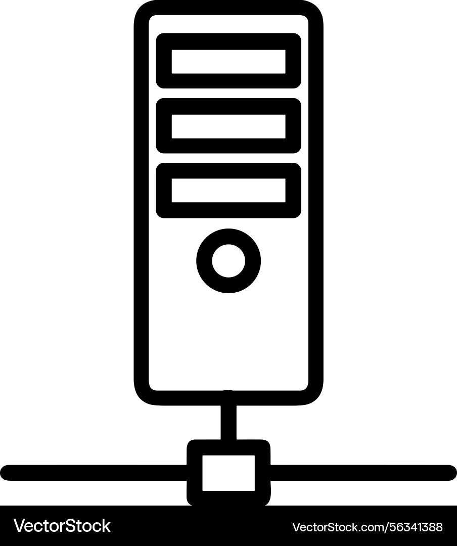 Computer icon symbol image Vector Image