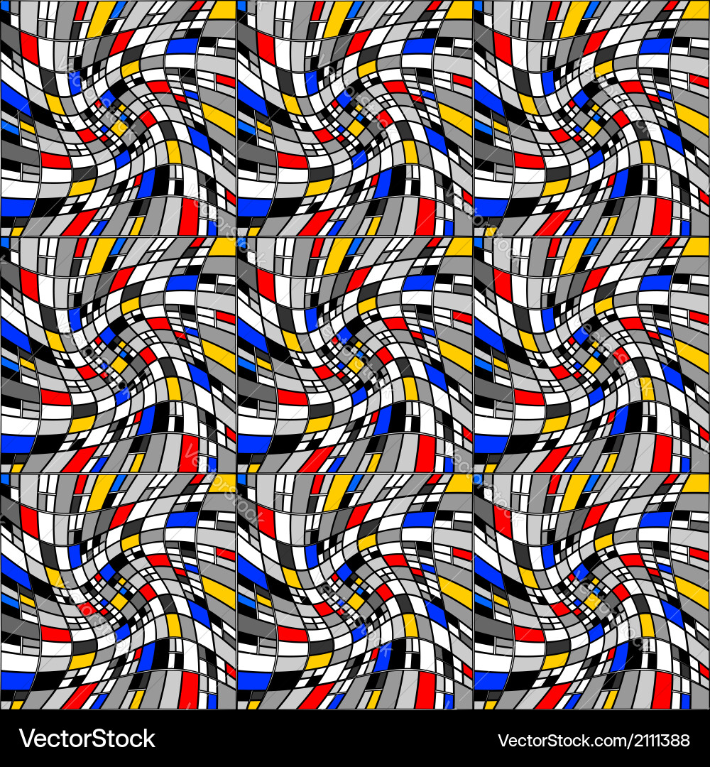 Design seamless colorful mosaic pattern Vector Image