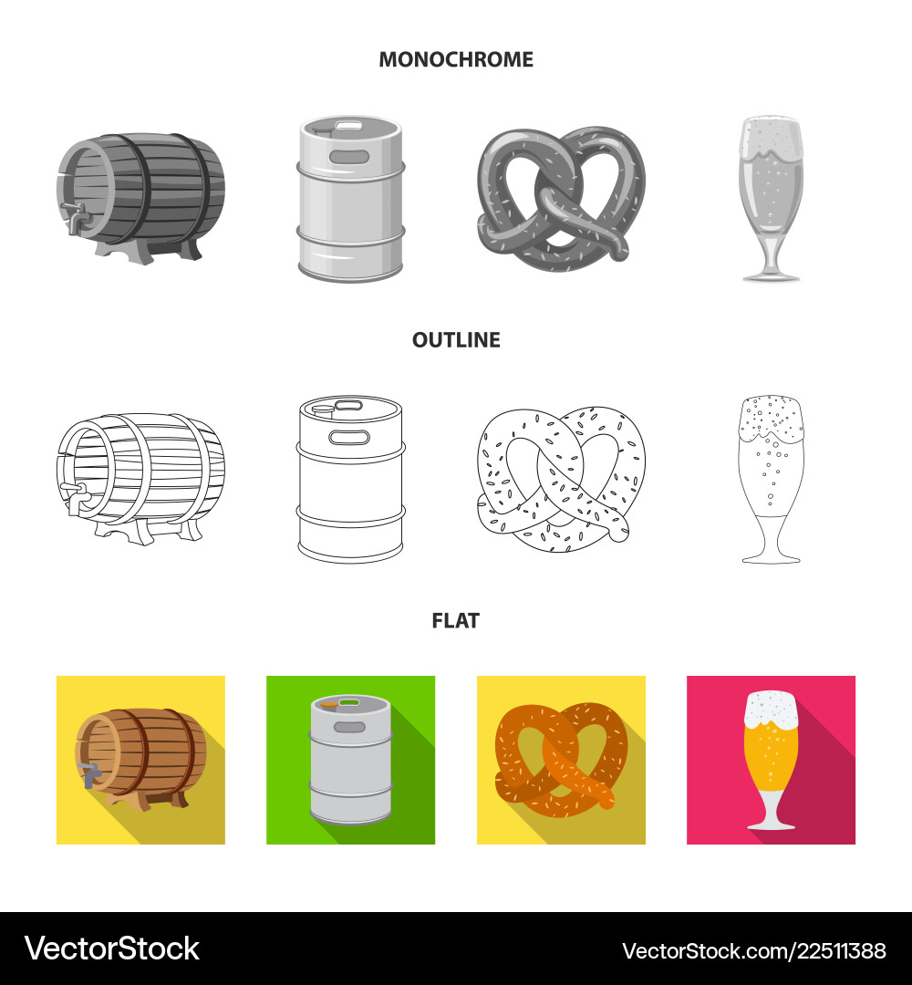Isolated object of pub and bar symbol set Isolated object of pub and bar symbol set vector image